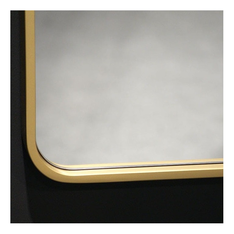 Espejo Decorativo Minimalista Marco Dorado