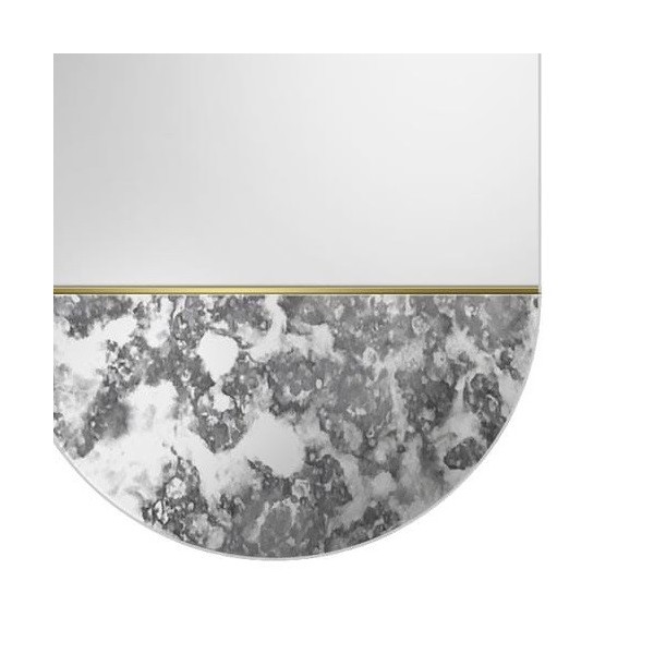 Espejo Ovalado Decorativo Novi Corrosi