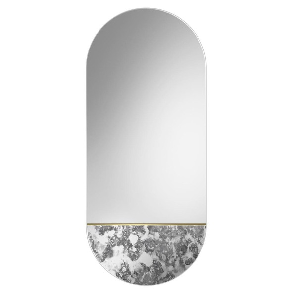 Espejo Ovalado Decorativo Novi Corrosi