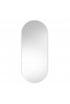 Espejo Ovalado Minimalista Ambient Slim Blanco