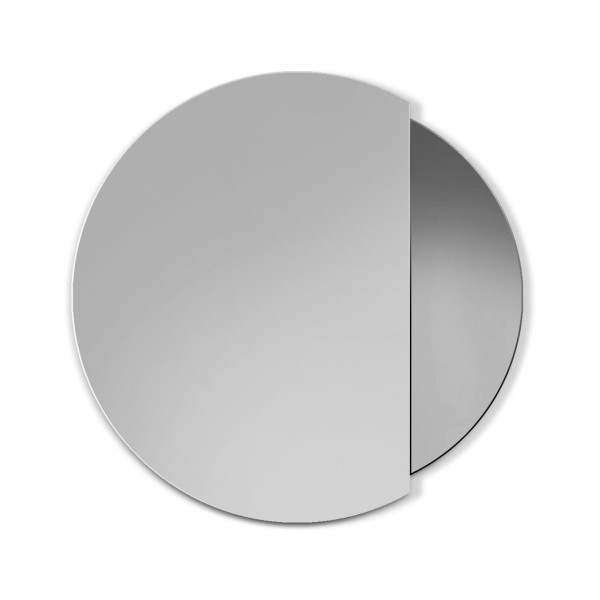 Specchio Rotondo Decorativo Eclipse Graphite
