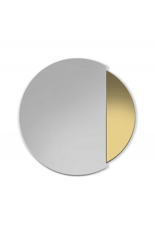Espejo Decorativo Redondo Eclipse Dorado