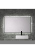 Espejo Retroiluminado De Baño Marco Negro 