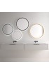 Espejo Redondo Retroiluminado Para Baño Marco Colores