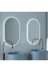 Espejo Ovalado Baño Con Luz LED Integrada