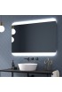 Espejo De Baño Iluminación LED Arriba y Abajo