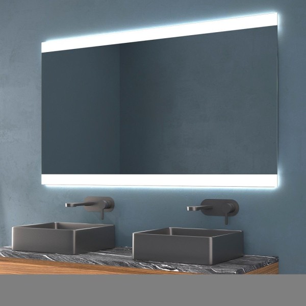 Espejo Rectangular Iluminación LED Arriba y Abajo