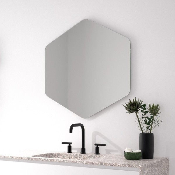 Specchio Moderno Esagonale Devon