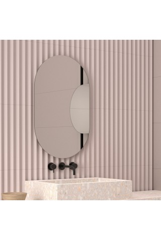 Espejo Ovalado Liso Para Baño