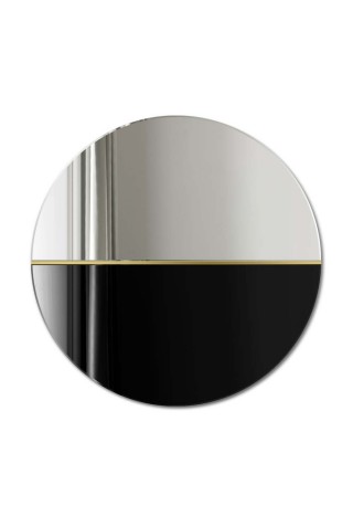 Espejo Redondo Decorativo Demi Silver