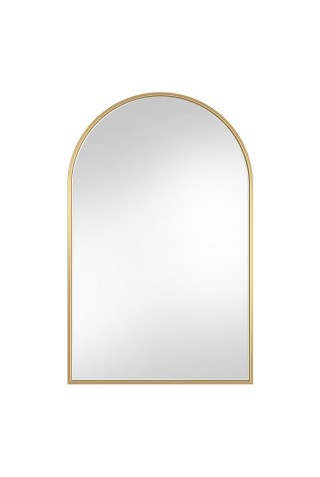 Espejo Arco Minimalista Marco Color Dorado