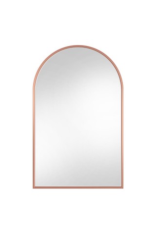 Espejo Arco Minimalista Marco Color Cobre