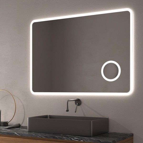 Espejo Rectangular Con Luz LED Integrada Para Baño