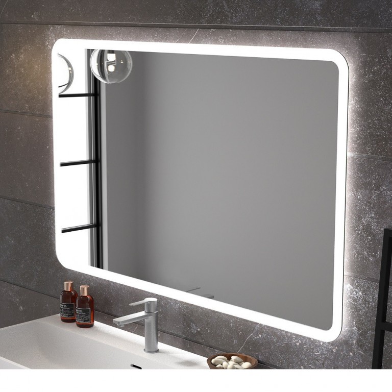 Espejo Moderno De Baño Con Luz LED