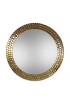 Espejo Redondo Dorado Para Baño Aurora Gold