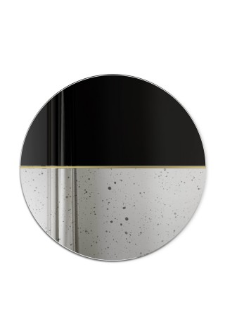 Espejo De Diseño Demi Negro Vintage