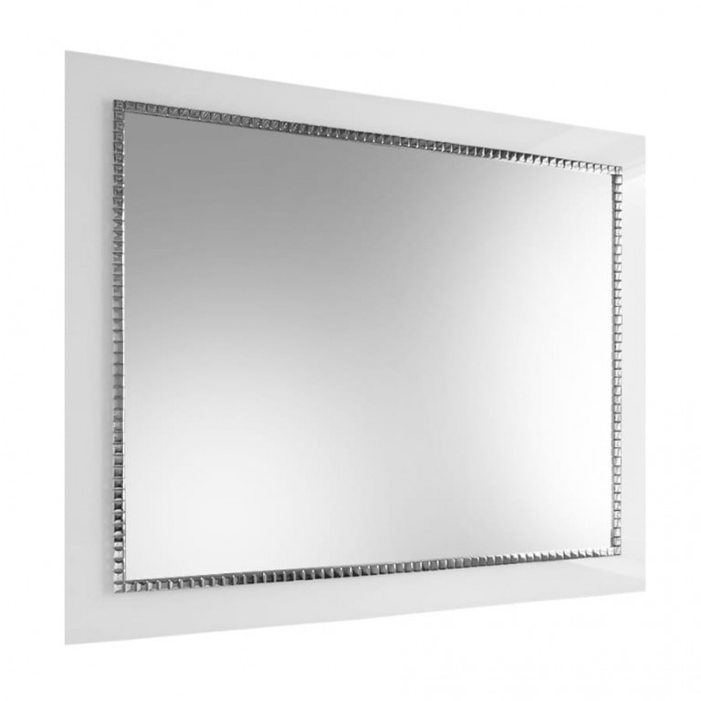 Rectangular Marco Cristal Blanco | CENTRO ESPEJOS