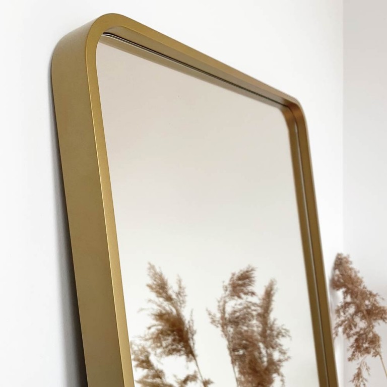 Espejo De Pared Cuerpo Entero Marco Dorado CENTRO ESPEJOS