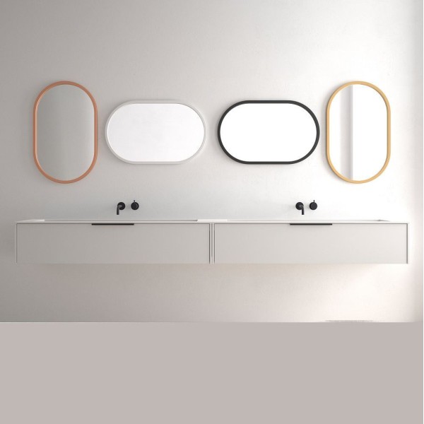 espejos ovalados sin luz