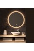 Espejo Redondo Baño Con Luz LED Integrada