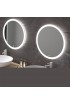 Espejo Redondo Baño Con Luz LED Integrada