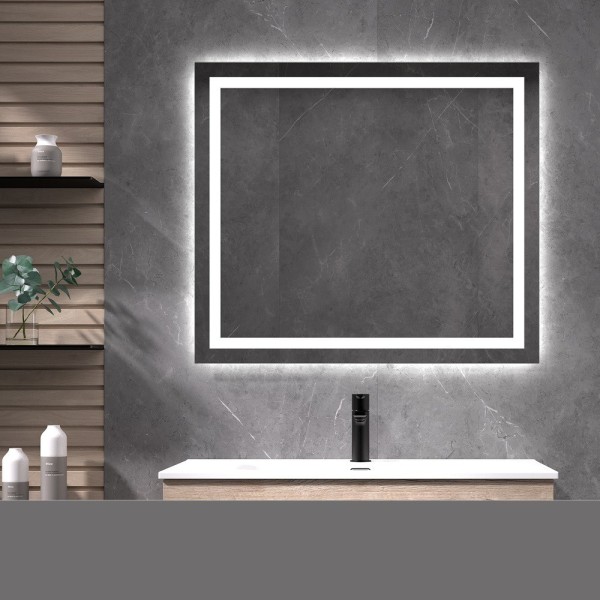 Espejo Moderno De Baño Con Luz LED