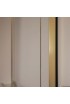 Espejo De Pared Marco De Latón Dorado