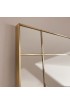 Espejo De Pared Marco De Latón Dorado