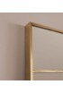 Espejo Decorativo Marco De Latón Dorado
