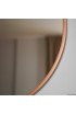 Espejo Ovalado Minimalista Ambient Slim Cobre