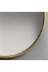 Espejo Redondo Decorativo Dorado Minialista