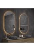 Espejo Ovalado Retroiluminado Para Baño
