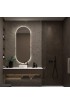 Espejo Ovalado Retroiluminado Para Baño