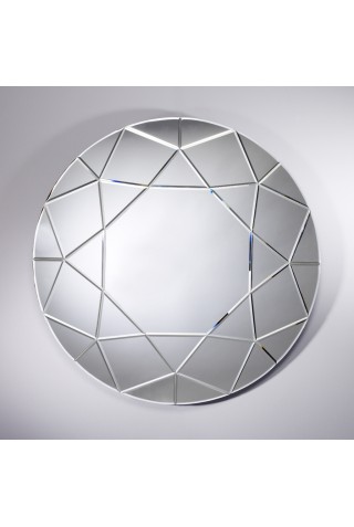 Espejo Redondo Para Salón Grande Diamond