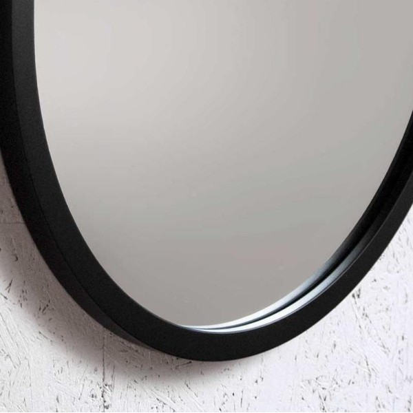 Espejo Ovalado Retroiluminado Ambient Negro