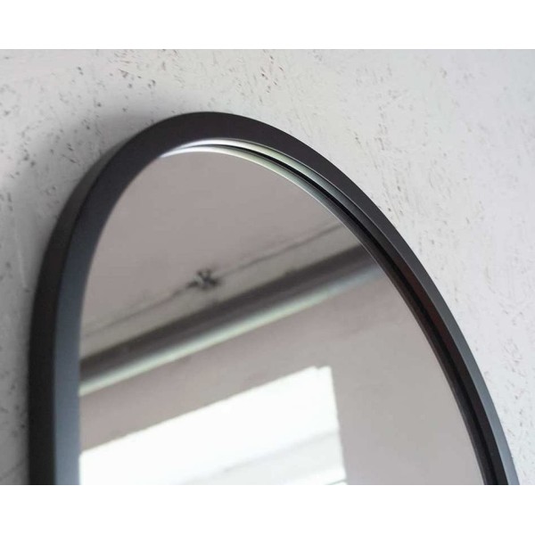 Espejo Ovalado Retroiluminado Ambient Negro