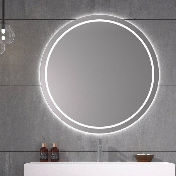 Espejo Redondo Baño Con Luz Integrada