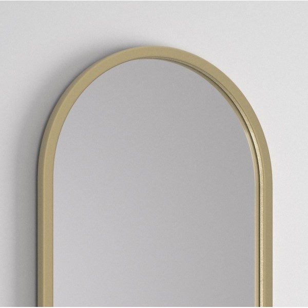 Espejo Ovalado Marco Color Dorado