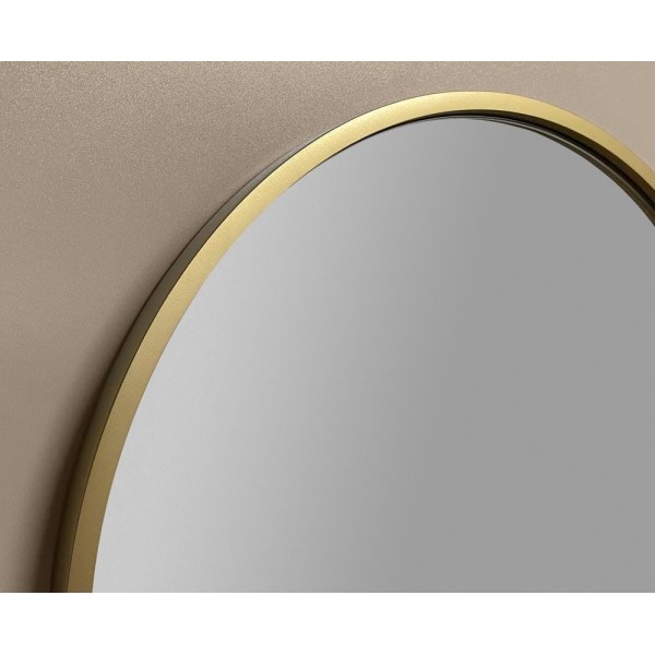 Espejo Forma De Arco Marco Dorado