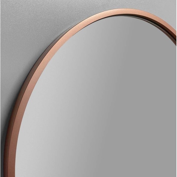 Espejo Arco Minimalista Marco Color Cobre