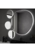 Espejo Asimétrico Retroiluminado Para Baño