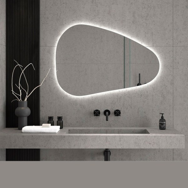 Espejo Irregular Retroiluminado De Baño