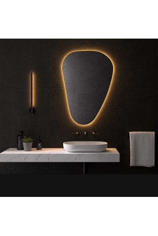 Espejo Irregular Retroiluminado De Baño