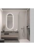Espejo Ovalado Baño Con Luz LED Integrada