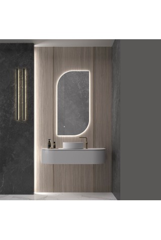 Espejo De Diseño Con Luz Led Para Baño