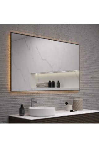 Espejo Retroiluminado Marco Metálico Para Baño