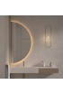 Espejo De Baño Retroiluminado Semicircular