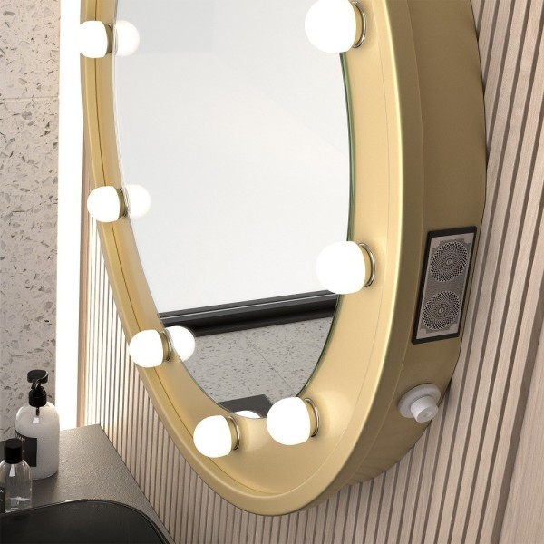 espejo de tocador redondo 