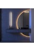Espejo Retroiluminado Para Baño Media Luna