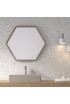 Espejo Hexagonal Marco De Colores